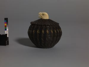 Image: Baleen Basket with Eagle Head Finial